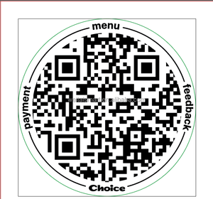 RFID sikke NFC etiketi pleksiglas ve yumuşak epoksi malzeme 213 QR kodu ile NFC yuvarlak yapıştırıcı Sticker akrilik kart restoran için - Product Image 2