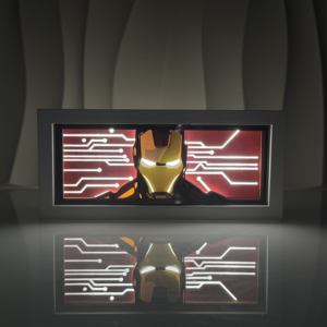 Lámpara de Papel LED con Diseño 3D de Iron Man de Marvel Anime, Impresión UV, Decoración para Habitación, Regalo para Fiestas, USB 5V / <span class=keywords><strong>3</strong></span> Pilas AA - Product Image 2