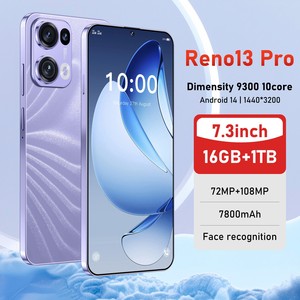 Téléphone Oppo <span class=keywords><strong>Reno</strong></span> 13 Pro 5G <span class=keywords><strong>de</strong></span> haute qualité, 512 Go, avec <span class=keywords><strong>musique</strong></span> forte, double carte SIM et lecteur d'empreintes digitales - Product Image 1