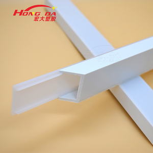 <span class=keywords><strong>Profilé</strong></span> en plastique <span class=keywords><strong>PVC</strong></span> extrudé <span class=keywords><strong>rectangulaire</strong></span> en forme de U pour canal LED suspendu avec <span class=keywords><strong>profilé</strong></span> - Product Image 3