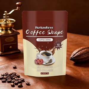 Bebida de Café en Polvo NurtureNova con <span class=keywords><strong>Glutatión</strong></span> y Colágeno, Café Instantáneo en Polvo para Energía y Apoyo a la Piel, 10 Sobres - Product Image 4
