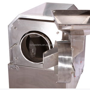 Công nghiệp 5kg 10kg điện gas trống hạt dẻ ca cao Hạt hạnh nhân rang hạt nướng đậu phộng rang rang Máy làm mát - Product Image 3