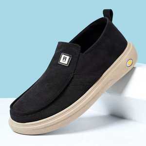 Chaussures en <span class=keywords><strong>toile</strong></span> respirantes pour hommes, design <span class=keywords><strong>sans</strong></span> <span class=keywords><strong>lacets</strong></span>, semelle légère en PVC, confortables pour l'intérieur et l'extérieur, baskets décontractées, tendance 2026 - Product Image 6