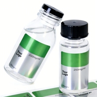 Autocollants en vinyle souples en gros pour flacons de 3 ml à 25 ml pour l'industrie automobile et les lubrifiants