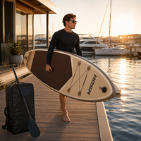 Planche de paddle gonflable tout-en-un personnalisée pour la vente en gros sous marque privée, usine OEM ODM avec logo et emballage