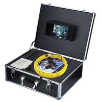 Caméra d'inspection des égouts avec écran LCD de 7 pouces, système d'inspection endoscopique industriel CMOS 20m, fonction DVR HD 720P 23mm