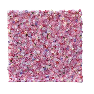 फैक्टरी अनुकूलित शैली फूल दीवार पृष्ठभूमि के लिए कृत्रिम फूल दीवार सजावट