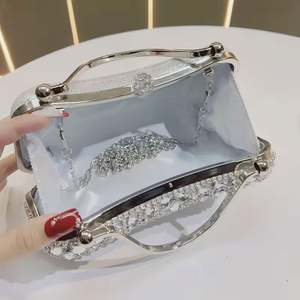 New Acrylic <b>Bag</b> Fashionable European and American Clutch <b>Bag</b> Personalized Cross Body Chain Dinner <b>Bag</b> - Product Image 5