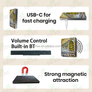 هدايا العيد الإسلامية مكبر صوت مخصص لسورة يس كاملة قابل لإعادة الشحن لتشغيل آيات القرآن الكريم مشغل صوتي مغناطيسي مدمج به سور القرآن - Product Image 4