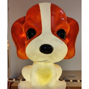 Lampe zodiacale en forme de chien 3D pour la décoration de parcs et de jardins en extérieur, lumières de Noël IP65, éclairage décoratif à motifs - Product Image 1