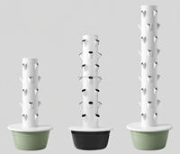 Système hydroponique automatique vertical TSP-L7-28P Tru-Spring en PP de qualité alimentaire réutilisable pour serre aéroponique, pots de plantation faciles à utiliser