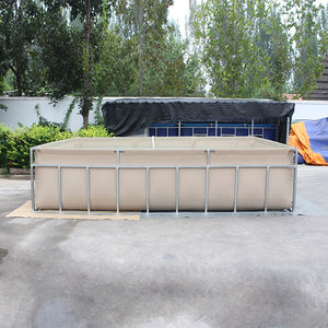 Bassin d'élevage de poissons portable à prix avantageux, cadre galvanisé, toile, <span class=keywords><strong>pour</strong></span> crevettes et crabes en extérieur et en intérieur - Product Image 2