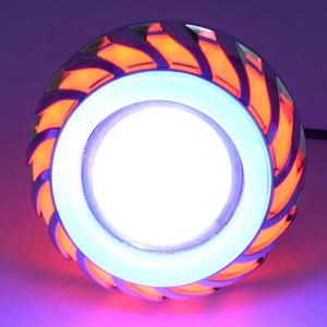 Faro delantero para motocicleta Halo Angel Devil Eye, luz LED antiniebla, accesorios para <span class=keywords><strong>Moto</strong></span>, 12V-85V, gran oferta - Product Image 5