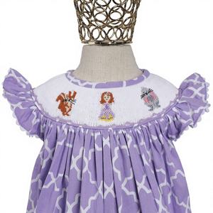 Babeeni Sweet Princess - Mameluco de burbujas con diseño de personajes para bebés, 100 % algodón, manga corta, no tóxico, ignífugo - Product Image 1