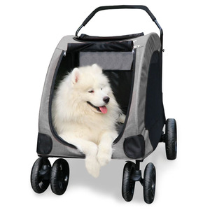 <span class=keywords><strong>Poussette</strong></span> <span class=keywords><strong>pour</strong></span> animaux de compagnie en gros <span class=keywords><strong>pour</strong></span> chiens de taille moyenne et grande, pliable, scooter auxiliaire <span class=keywords><strong>pour</strong></span> chiens âgés ou handicapés, chariot <span class=keywords><strong>pour</strong></span> promener le <span class=keywords><strong>chien</strong></span> - Product Image 4