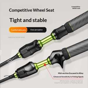 <span class=keywords><strong>Caña</strong></span> <span class=keywords><strong>de</strong></span> Pescar <span class=keywords><strong>de</strong></span> Microfibra <span class=keywords><strong>de</strong></span> Carbono, Diseño White-Tail, Acción Suave, 2 Secciones, Tamaños <span class=keywords><strong>de</strong></span> 1.5m-1.8m para Arroyos - Product Image 3
