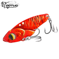 Umpan Pancing VIB Logam Tembaga Ultra Tipis Aotuo Laris untuk Memancing Ikan Bass, Seabass, dan Air Tawar