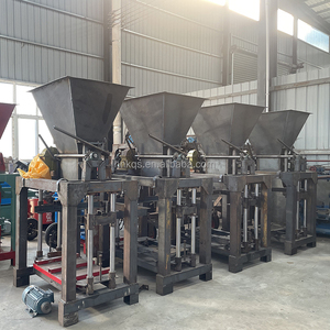 High-efficiency Motor-driven Domestic Cement Hollow Brick <strong>Machine</strong> with Hopper and Conveyor System for Production - Product Image 6