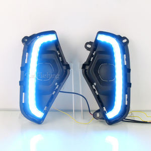 Luz LED de circulación diurna para coche para Toyota RAV4 <span class=keywords><strong>RAV</strong></span> <span class=keywords><strong>4</strong></span> <span class=keywords><strong>2023</strong></span> con señal de giro dinámica DRL cubierta de lámpara antiniebla luz antiniebla - Product Image 6