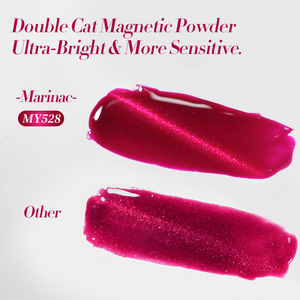 BORN PRETTY Vernis à ongles gel effet œil de chat ultra-brillant, faible odeur, double poudre magnétique œil de chat, gel cristal ultra-brillant effet œil de chat - Product Image 5