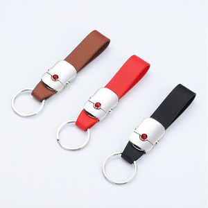 Porte-clés de voiture en PU personnalisés à la vente chaude, fabricant, métal, cuir pour hommes - Product Image 6