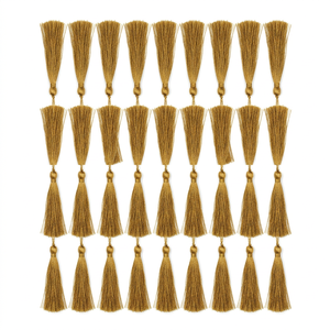 Borlas de Oro para Decoración de Vestimentas Eclesiásticas, 11 cm (4.5 Pulgadas), Flecos Metálicos, Borlas Personalizadas de Calidad - Product Image 1