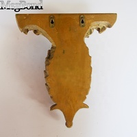 Étagère murale Art Déco ananas en résine dorée antique avec support design pour la décoration intérieure du salon et la décoration murale