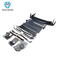 Pour Toyota Alphard SC AGH30 AGH35 2018-2023 Kit de carrosserie lifting jupe latérale bande de garniture Vellfire Modellista convertir lifting