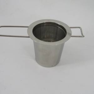 ハンドル付きダブルファインメッシュステンレススチールルーズリーフティーインフューザーストレーナー - Product Image 3