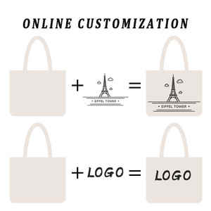 <span class=keywords><strong>Sac</strong></span> fourre-tout d'emballage en tissu de toile de polyester de taille carrée à fermeture éclair avec logo personnalisé imprimé pour chaussures costume bijoux baseball - Product Image 3