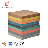 Panneau MDF coloré E0 écologique de haute qualité avec design à âme pour la décoration intérieure de meubles de chambre et de salon