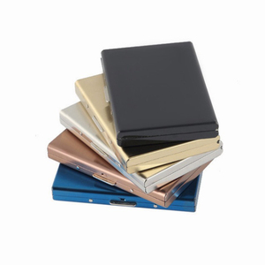 Rfid chặn thép không gỉ chủ thẻ tín dụng trường hợp giữ 6 thẻ dễ dàng mở và đóng - Product Image 6