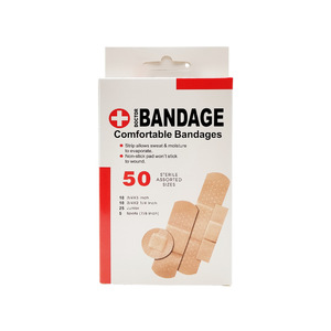 100% Scource Factory OEM/ODM Waterproof PE Band-Aids, Breathable Micro Porous 4 Sizes Adhesive <strong>Plasters</strong> <strong>Sets</strong>, 50PCS - Product Image 5