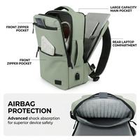 Mochila Unisex Oxford para Portátil, Impermeable, Gran Capacidad, Múltiples Compartimentos, para Viajes de Negocios, Estudiantes