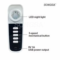 Customization Portable Energy Efficient Household Commercial Hotel 16 Inch Brushless Motor Rechargeable Electric standing Fan