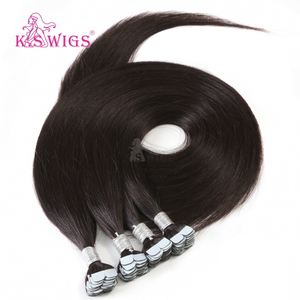 Extensiones de Cabello Naturales KSWIGS, Mini Forma de M, Sin Costuras, 12-28 Pulgadas, Cutícula Alineada, Cabello Humano Virgen, Ligeras - Product Image 2
