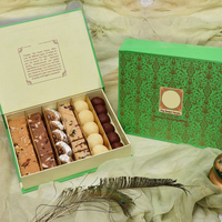 Cadeau du Ramadan Boîtes de chocolat personnalisées Emballage de boîte de bonbons de luxe à la truffe et aux biscuits