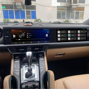 Wireless double 12.3&quot; Touch Screen Auto Radio GPS Android 13 For Porsche Cayenne 2011-2017 Navigation Multimedia <strong>Player</strong> - Product Image 6