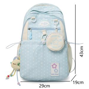 <span class=keywords><strong>Mochila</strong></span> <span class=keywords><strong>Escolar</strong></span> Antirrobo con Diseño de Cinnamoroll y <span class=keywords><strong>Kuromi</strong></span> para Niñas, con Puerto USB, Material Oxford, Estilo Melodías - Product Image 3