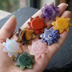 คริสตัลรูปดาวทำมือจากอัญมณีธรรมชาติสำหรับตกแต่งบ้าน มีให้เลือก 7 สี - Product Image 3