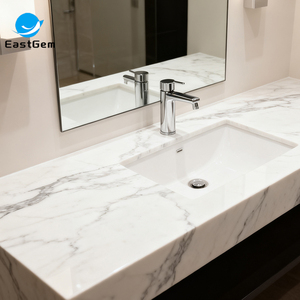 Bán buôn đá thạch anh Veneer từ Trung Quốc Thiết kế hiện đại Nhà bàn lớn slab đá thạch anh - Product Image 3