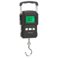 Balance numérique portable suspendue 75 kg/10 g avec rétroéclairage LCD et mètre ruban, balance électronique portative pour la pêche et le pesage des bagages