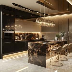 Gabinete Modular Esquinero con Bandeja Giratoria, Diseño Moderno Ecológico, Solución para Ahorrar Espacio en la Mejora de Cocinas Personalizadas - Product Image 6