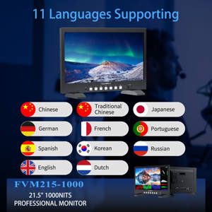 Monitor SDI de Transmisión FEELWORLD FVM215-1000 de 21.5 Pulgadas <span class=keywords><strong>FullHD</strong></span> con Pantalla LCD de Alto Brillo y Forma de Onda para Producción de <span class=keywords><strong>Video</strong></span> Profesional - Product Image 5