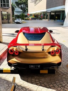 Pour <span class=keywords><strong>Nissan</strong></span> GTR R35 Kit de carrosserie en Fiber de carbone R35 mise à niveau <span class=keywords><strong>R50</strong></span> Style pare-chocs avant et arrière Spoilers capot - Product Image 2
