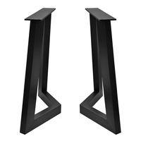 Support de pied de table à thé de bureau en fer moderne, cadre de support porteur en métal et marbre pour coiffeuse, panneau de bureau d'ordinateur