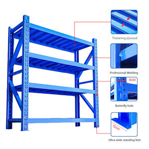 رفوف عرض سعة تخزين كبيرة ، رفوف عرض مخصصة للمخازن الثقيلة ، مستودع المرآب الصناعي - Product Image 3