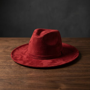 Chapeau Fedora en polyester brodé à la main, bord plié, plusieurs couleurs, style formel, utilisation quatre saisons, extérieur, unisexe, adulte - Product Image 3