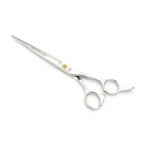 Export 7.25 inch professional pet cutting scissors pet straight scissors hair scissors for sale