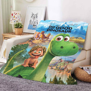 Nouvelle couverture en polaire douce et chaude pour garçons, motif dinosaure de dessin animé, impression personnalisée OEM, pour canapé, lit ou couverture de canapé. - Product Image 5